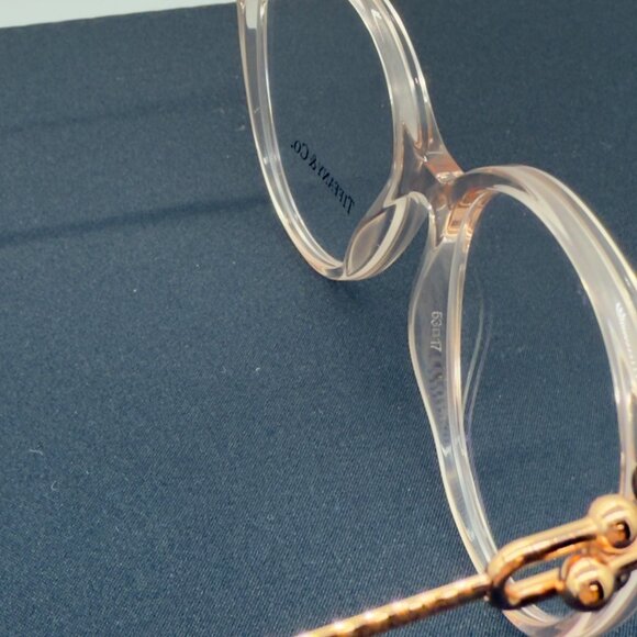 Tiffany & Co. TF2217 8278 53-17-140 Pink Rose Gold Eyeglass Frames Only - Picture 9 of 10